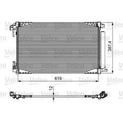 Kondenzátor klimatizácie VALEO 814027