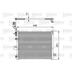 Kondenzátor klimatizácie VALEO 814084