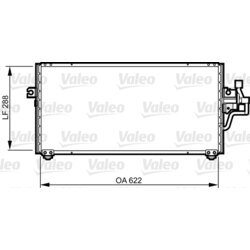 Kondenzátor klimatizácie VALEO 814303