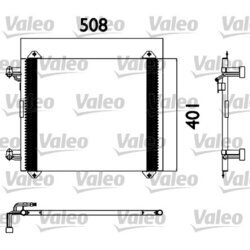 Kondenzátor klimatizácie VALEO 817570