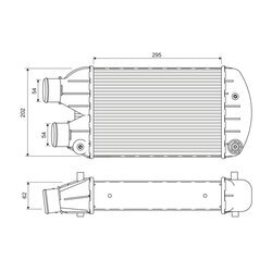 Chladič plniaceho vzduchu VALEO 817881