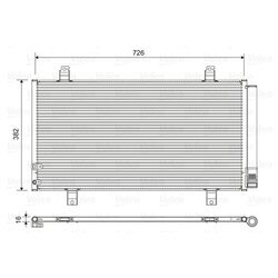 Kondenzátor klimatizácie VALEO 822580