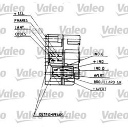 Spínač riadenia VALEO 251109 - obr. 1