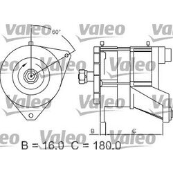 Alternátor VALEO 436582 - obr. 1