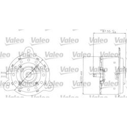 Elektromotor vetráka chladiča VALEO 698305