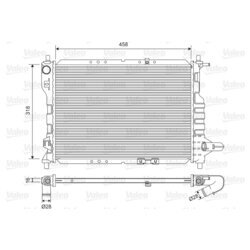 Chladič motora VALEO 701598