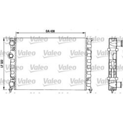 Chladič motora VALEO 730503