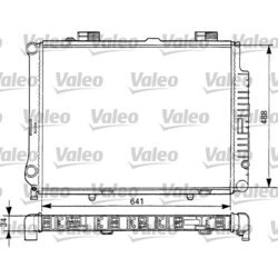 Chladič motora VALEO 731291