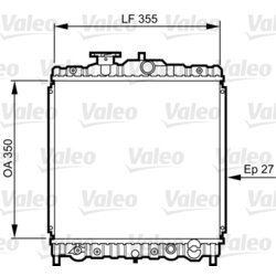 Chladič motora VALEO 731469