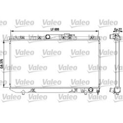 Chladič motora VALEO 731569