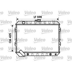 Chladič motora VALEO 734809