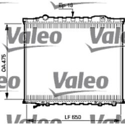 Chladič motora VALEO 735528