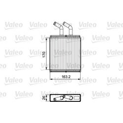 Výmenník tepla vnútorného kúrenia VALEO 811561