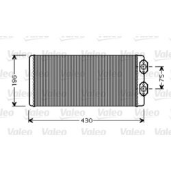 Výmenník tepla vnútorného kúrenia VALEO 812343