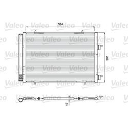 Kondenzátor klimatizácie VALEO 814406