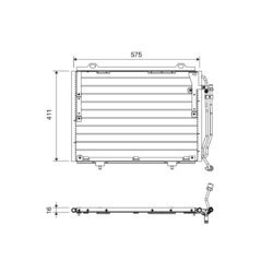Kondenzátor klimatizácie VALEO 817563