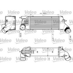 Chladič plniaceho vzduchu VALEO 817639