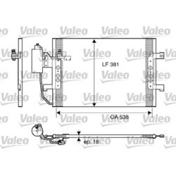 Kondenzátor klimatizácie VALEO 817841