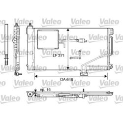 Kondenzátor klimatizácie VALEO 817849