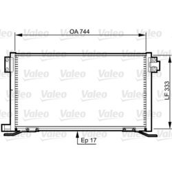 Kondenzátor klimatizácie VALEO 818990