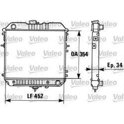 Chladič motora VALEO 819306