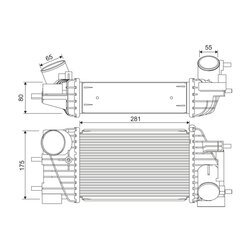 Chladič plniaceho vzduchu VALEO 822919