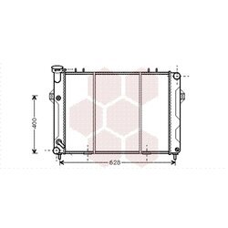 Chladič motora VAN WEZEL 21002008