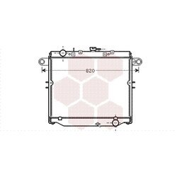 Chladič motora VAN WEZEL 53002477