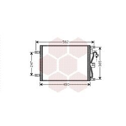 Kondenzátor klimatizácie VAN WEZEL 13005252