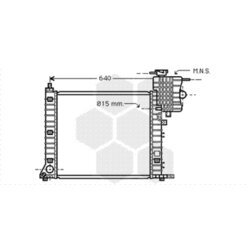 Chladič motora VAN WEZEL 30002264