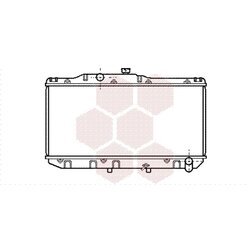 Chladič motora VAN WEZEL 53002111