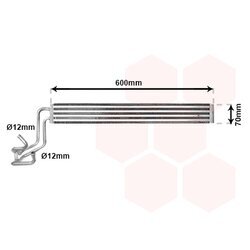 Chladič motorového oleja VAN WEZEL 58003264