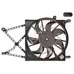 Ventilátor chladenia motora VAN WEZEL 3742748