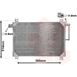 Kondenzátor klimatizácie VAN WEZEL 47005074