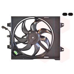 Ventilátor chladenia motora VAN WEZEL 1604747