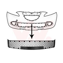 Vetracia mriežka v nárazníku VAN WEZEL 1779590