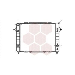 Chladič motora VAN WEZEL 37002090