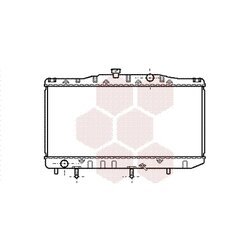 Chladič motora VAN WEZEL 53002048