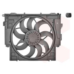 Ventilátor chladenia motora VAN WEZEL 0617748