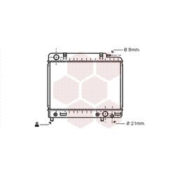 Chladič motora VAN WEZEL 30002041
