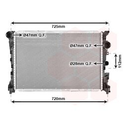 Chladič motora VAN WEZEL 30002691