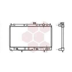 Chladič motora VAN WEZEL 32002143