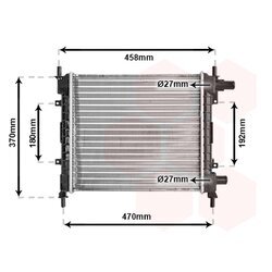 Chladič motora VAN WEZEL 18002257