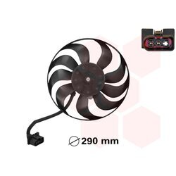 Ventilátor chladenia motora VAN WEZEL 5827744