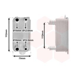 Chladič oleja automatickej prevodovky VAN WEZEL 77013700
