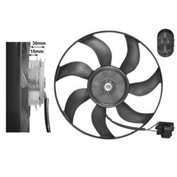 Ventilátor chladenia motora VAN WEZEL 3749744