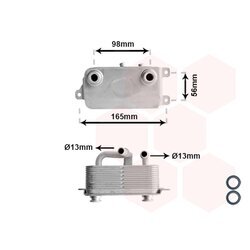 Chladič oleja automatickej prevodovky VAN WEZEL 06003396