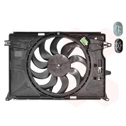 Ventilátor chladenia motora VAN WEZEL 1704746