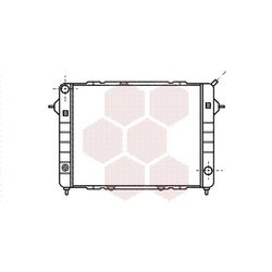 Chladič motora VAN WEZEL 37002098