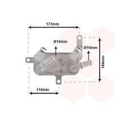 Chladič oleja automatickej prevodovky VAN WEZEL 37003698